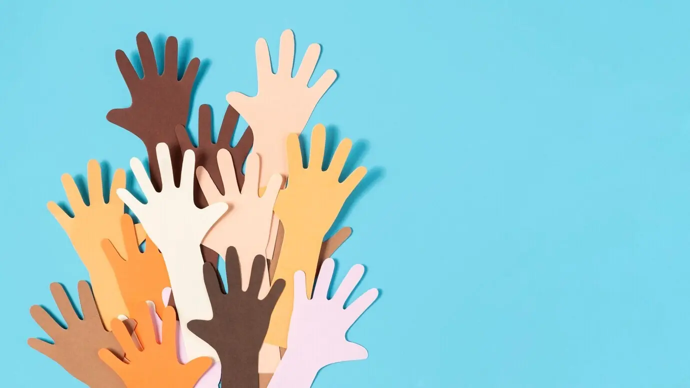 Top-down view of a solidarity concept